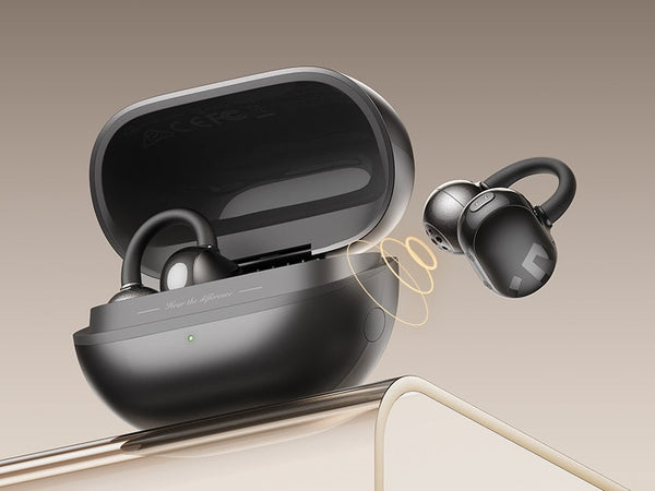 SOUNDPEATS POP Clip Earbuds: The Latest Clip-On Earbuds with Physical Buttons and Bidirectional Wind Noise Cancellation