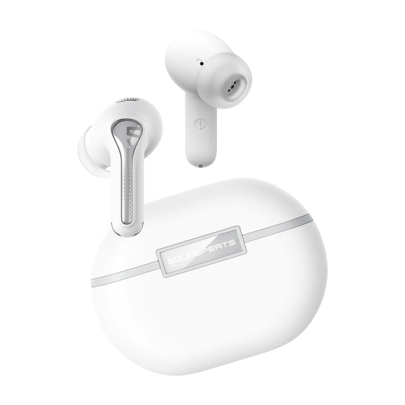 SOUNDPEATS Air3 Wireless Headphones Bluetooth Earbuds in-Ear Earphones  Control Touch with Charging Case, White 