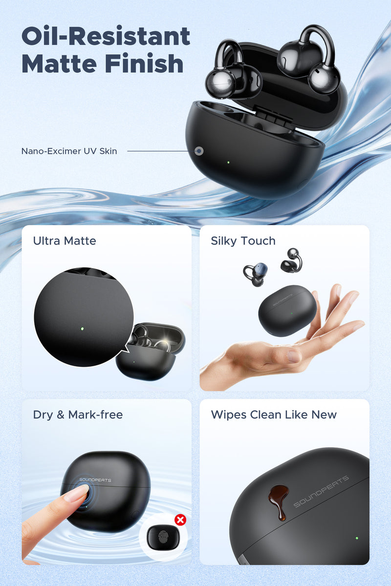 UU2 (POP Clip2) Clip-on Earbuds | Open-Ear Bass – SOUNDPEATS