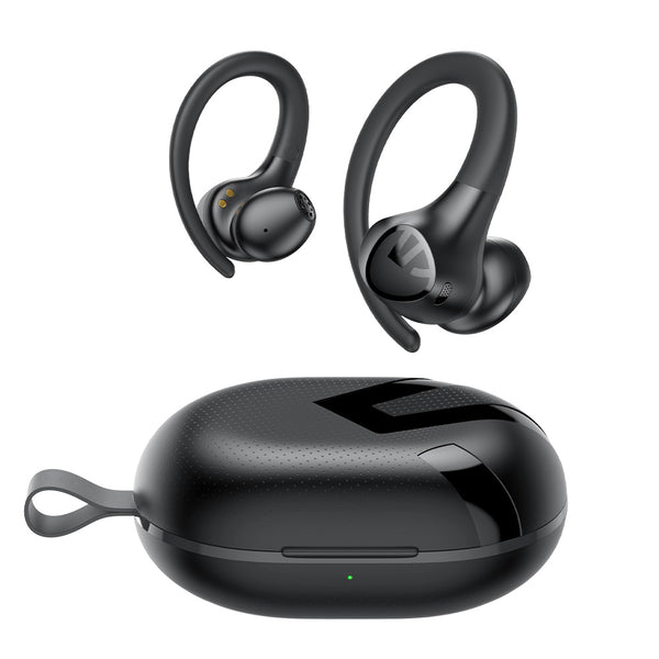 Find your stereo sound from SOUNDPEATS. SOUNDPEATS Wings2 wireless sports headphones, over-ear headphones with ear hooks that are specially designed for sports, Bluetooth5.3 Tech, 13mm large divers for balanced sound. Long playtime, touch control, and 70ms low latency, suitable for running, hiking, and bicycling. 