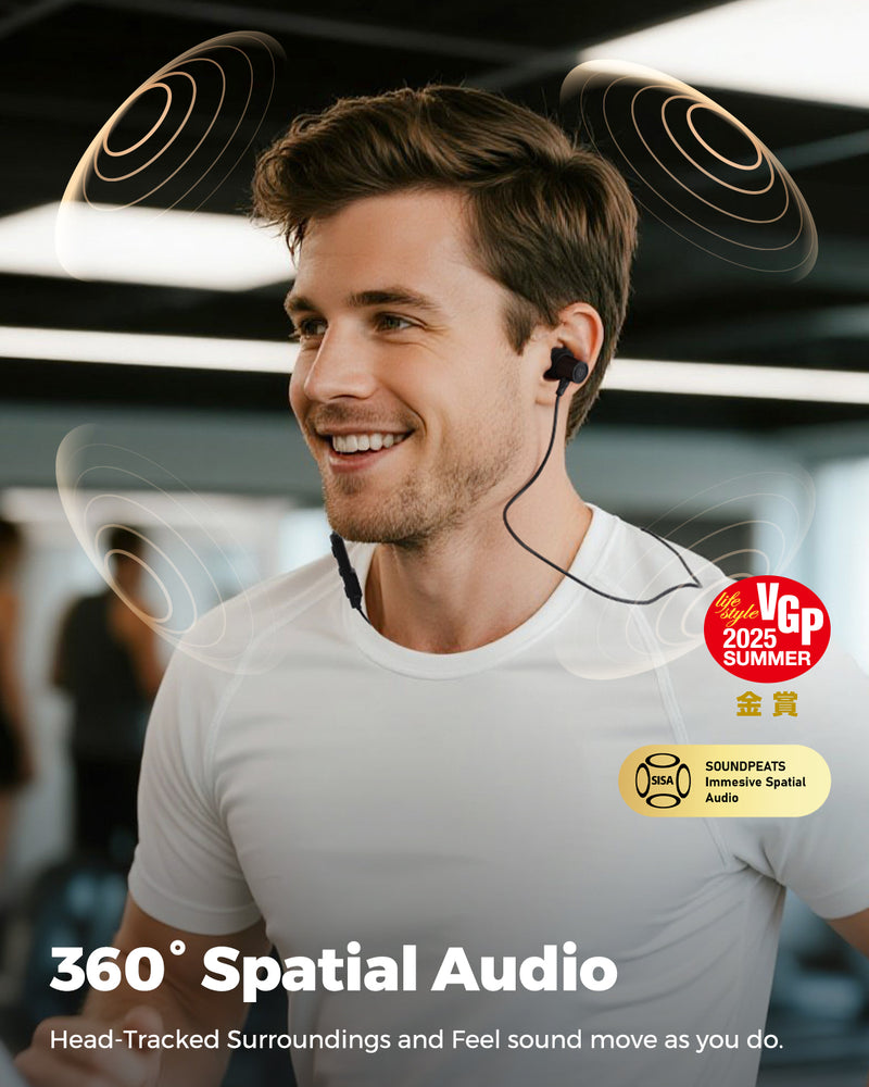 SOUNDPEATS Q40 HD Neckband Sports Bluetooth Earphone