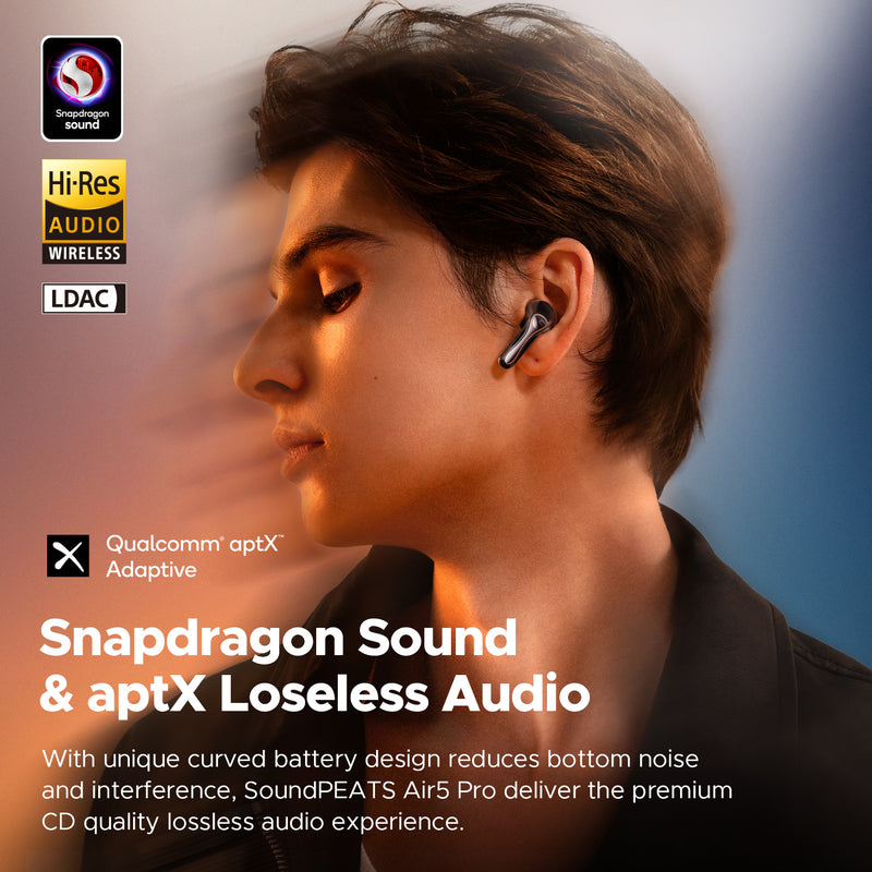 SOUNDPEATS Air5 Pro – True Wireless Hi-Res Earbuds with Adaptive ANC