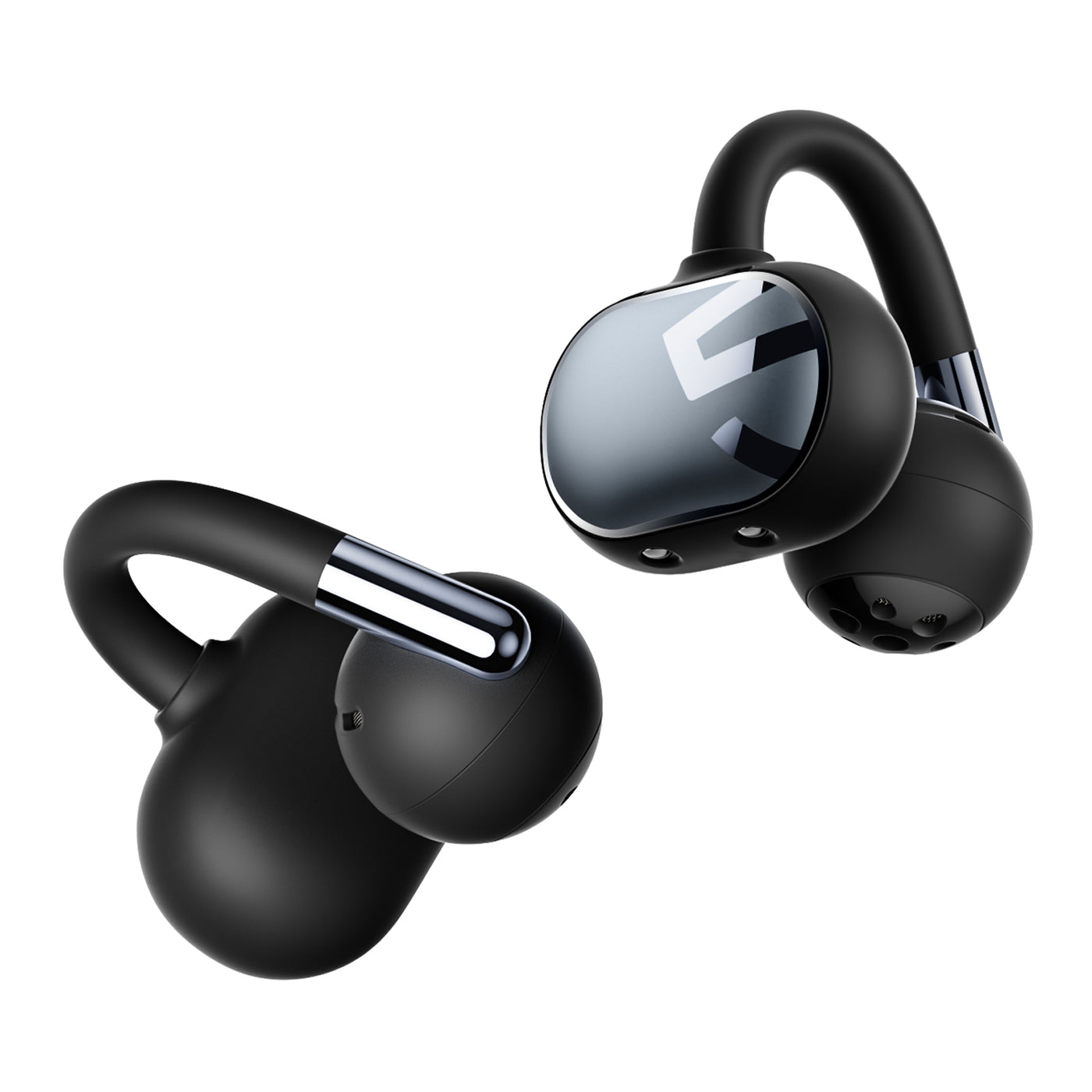 c*y様 ワイヤレスイヤホン ブラック SOUNDPEATS Clip1 イヤー Clip1 Open-Ear Clip-On Earphones — Feather-Light Comfort, Deep
