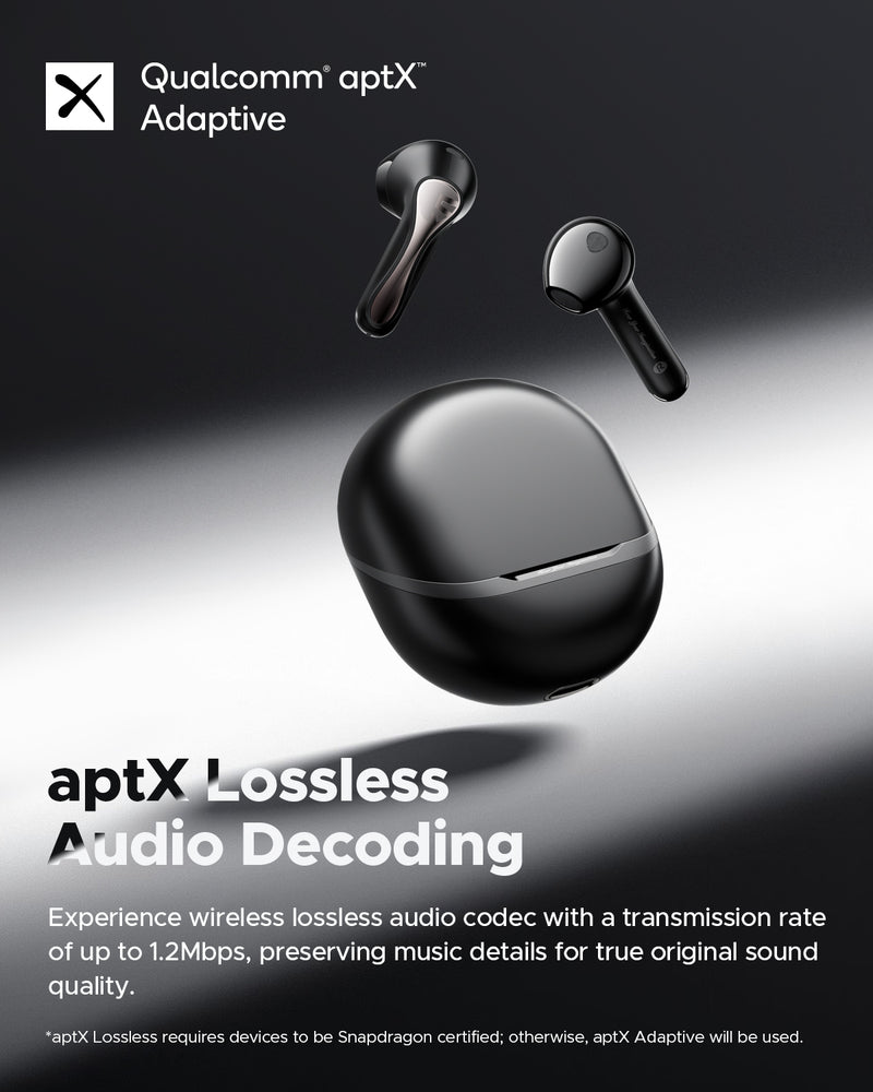 Air5 Semi-In-Ear aptX Adaptive Lossless Wireless Earbuds – SOUNDPEATS