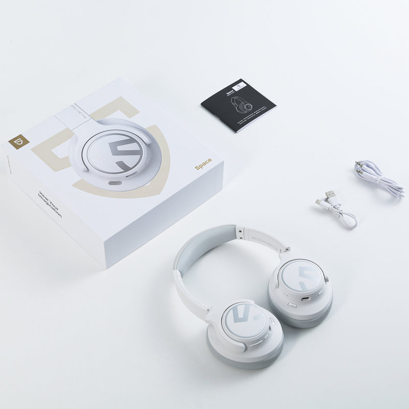 Space Over-Ear ANC Headphones with Long Battery Life