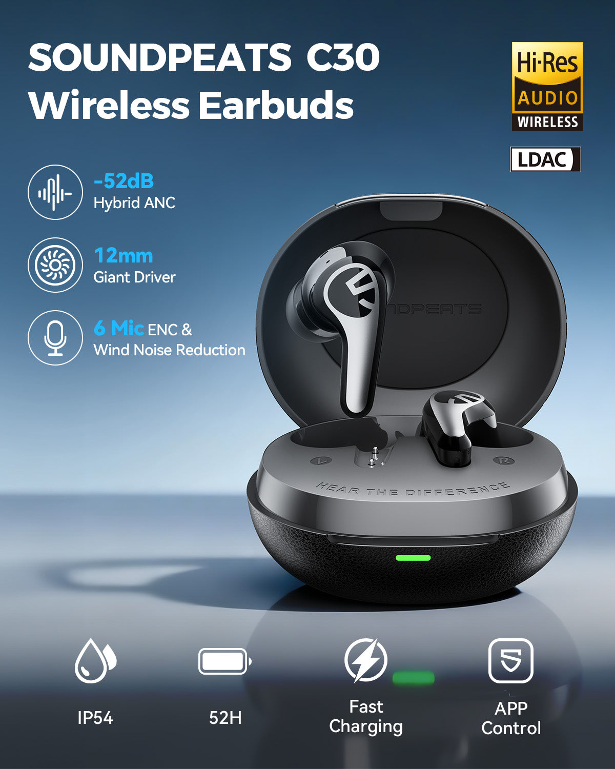 soundpeats C30 & Airs Lite ワイヤレスイヤホンセット C30 | High-Value In-Ear Earbuds – SOUNDPEATS