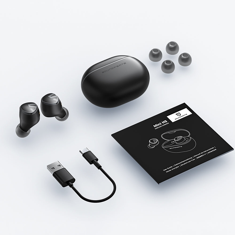 SoundPEATS hotsell Mini Pro HS Wireless Earbuds, Hybrid Active Noise Cancelling Bluetoot