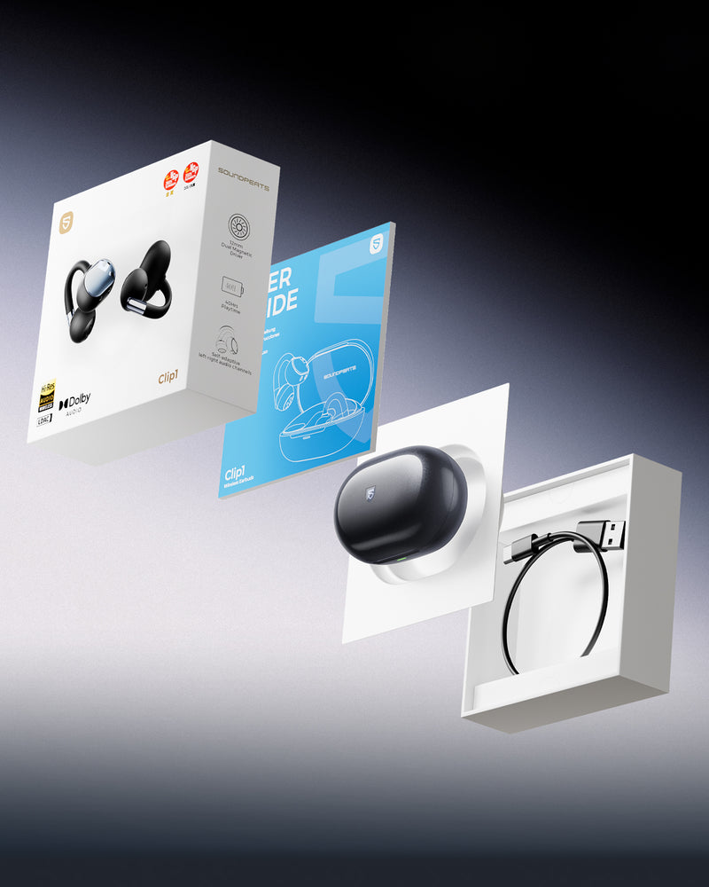 Dolby Audio Clip 1 ワイヤレスイヤホン ブラック レビュー】SOUNDPEATS Clip 1 想像以上の高音質！LDAC・Dolby Audio