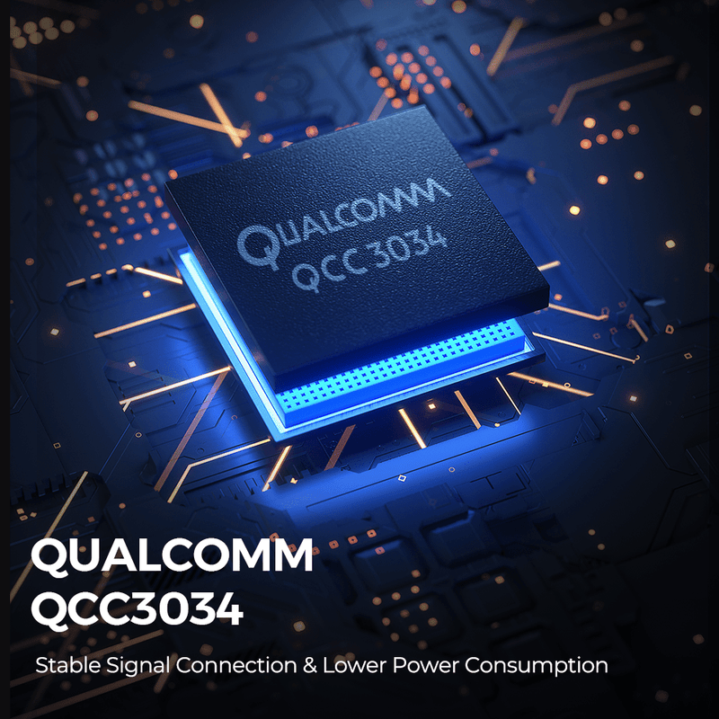 Featuring the latest Qualcomm QCC3034 chip, Force Pro has stable connection and low power consumption.